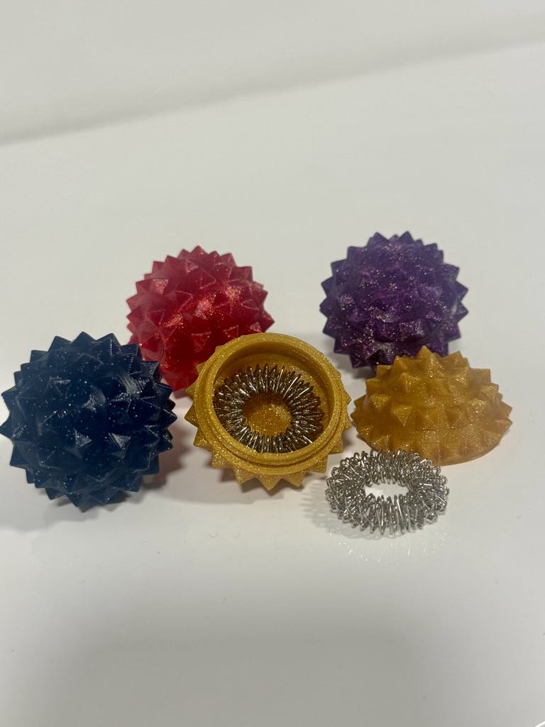 Masážní kulička se 2 su jok prstýnky